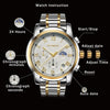 2019 New Watches Men Luxury Brand BOAMIGO Chronograph Men Sports Watches Waterproof Full Steel Dress Fashion Quartz Men's Watch