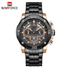 Top Luxury Brand NAVIFORCE Mens Watches Military Sport Quartz Wristwatch Men Chronograph Waterproof Clock Male Relogio Masculino