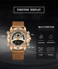 NAVIFORCE Men Sports Watches Military Luminous Digital Quartz Wristwatch Male Luxury Gold 30M Waterproof Clock Relogio Masculino