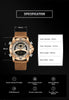 NAVIFORCE Men Sports Watches Military Luminous Digital Quartz Wristwatch Male Luxury Gold 30M Waterproof Clock Relogio Masculino