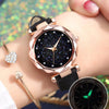 Fashion Top Brand Luxury Starry Sky Women Wrist Watches Leather Quartz Clock Modern Wristwatch Women Orologio Donna