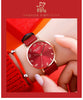 Luxury Watch Women 2020 New Fashion Red Leather Strap Wrist Watch Ladies Dress Quartz Clock Waterproof Arabic Relogio Feminino