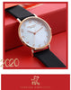 Luxury Watch Women 2020 New Fashion Red Leather Strap Wrist Watch Ladies Dress Quartz Clock Waterproof Arabic Relogio Feminino