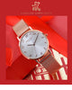 Luxury Watch Women 2020 New Fashion Red Leather Strap Wrist Watch Ladies Dress Quartz Clock Waterproof Arabic Relogio Feminino