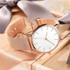 2020 latest fashion Reloj Mujer quartz watch simple watch ladies ladies mesh stainless steel casual bracelet metal girl watch