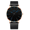 2020 Minimalist Men Fashion Ultra Thin Watches Simple Men Business Stainless Steel Mesh Belt Quartz Watch Relogio Masculino