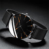 2020 Minimalist Men Fashion Ultra Thin Watches Simple Men Business Stainless Steel Mesh Belt Quartz Watch Relogio Masculino