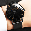 2020 Minimalist Men Fashion Ultra Thin Watches Simple Men Business Stainless Steel Mesh Belt Quartz Watch Relogio Masculino