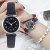 Classic Women's Casual Quartz Leather Band Strap Watch Round Analog Clock Wrist Watches