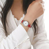 Classic Women's Casual Quartz Leather Band Strap Watch Round Analog Clock Wrist Watches