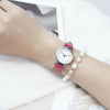 Classic Women's Casual Quartz Leather Band Strap Watch Round Analog Clock Wrist Watches