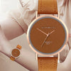 Trend Style Womens Watch Leather No Scale Blank Dial Ladies Girls Watch In Quartz Watches Relogio Orologi  Relojes Mujer