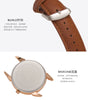 2020 relogio masculino watches men Fashion Sport Stainless Steel Case Leather Band watch Quartz Business Wristwatch reloj hombre