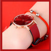 Luxury Watch Women 2020 New Fashion Red Leather Strap Wrist Watch Ladies Dress Quartz Clock Waterproof Arabic Relogio Feminino