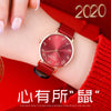 Luxury Watch Women 2020 New Fashion Red Leather Strap Wrist Watch Ladies Dress Quartz Clock Waterproof Arabic Relogio Feminino