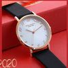 Luxury Watch Women 2020 New Fashion Red Leather Strap Wrist Watch Ladies Dress Quartz Clock Waterproof Arabic Relogio Feminino