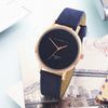 Trend Style Womens Watch Leather No Scale Blank Dial Ladies Girls Watch In Quartz Watches Relogio Orologi  Relojes Mujer